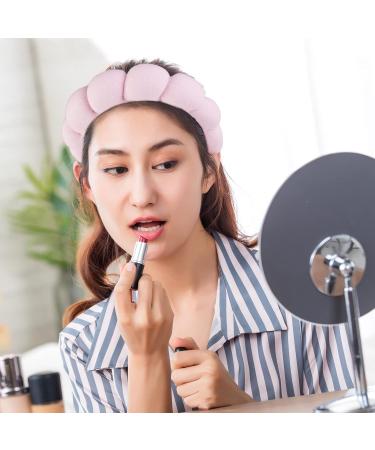 2 Pack Spa Headband for Women - Makeup and Hair Band Accessories for Spa, Face Washing, Shower - Blue and Pink - Buy Online on GoSupps.com