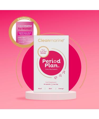 Cleanmarine Period Plan | Hormonal Support & Balance | 120 Capsules - Buy Online on GoSupps.com