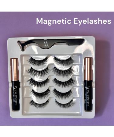 Magnetic Eyelashes with Eyeliner Kit | 8 Natural Looking Reusable Lashes | No Glue Waterproof Easy Application - Buy Online on GoSupps.com