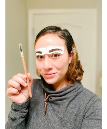 12 Style/Shape Self-Adhesive Eyebrows Stencil - 26 Pcs. Per Pad for Perfect Eyebrow Shaping - Buy Online on GoSupps.com
