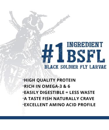 Fluval Bug Bits Fish Feed - Insect Larvae Granules for Tropical Fish (1.7kg) | Slow-Falling Granules 1.4-1.6mm - International Shipping Available - Buy Online on GoSupps.com