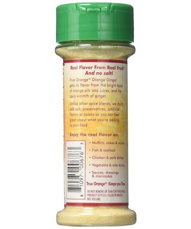 True Orange Ginger Seasoning (2 Pack) - Natural Ingredients, No Salt, No Gluten - Buy Online on GoSupps.com