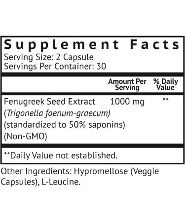 Buy VitaMonk FenuTrax Fenugreek Extract 50% Standardized with High Furostanol Glycosides | 60 Capsules for Enhanced Performance - Buy Online on GoSupps.com