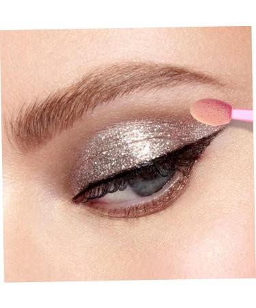 Mikinona 100pcs Double Ended Eyeshadow Brush Everyday Makeup Brush Double-ended Eyedhadow Brush Plastic - Buy Online on GoSupps.com