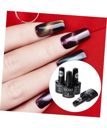 POPETPOP 4pcs Cat 's Eye Gel Nail Polish Nail Kit Gel Manicure Accessories Glitter Gel Nail Shimmer Nail Polish Uv Nail Polish Color Change Nail Polish Resin Liquid Magnetic Cat Eye Gel 3d - Buy Online on GoSupps.com