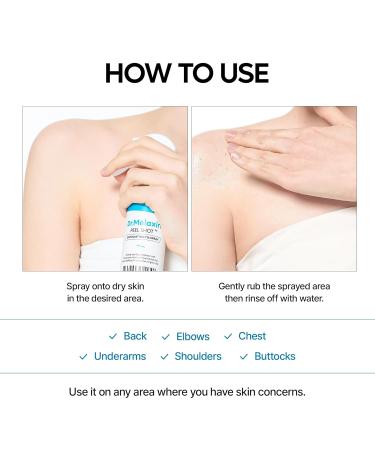 Dr.Melaxin TX Peel Shot Body Exfoliating Spray with Tranexamic Acid & Niacinamide Brightening Body Care for Uneven Skin Tone 200ml - Buy Online on GoSupps.com