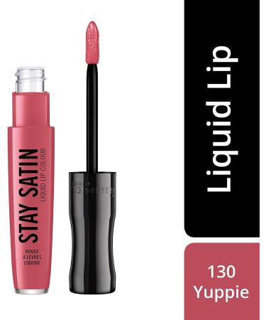Rimmel London Stay Satin Liquid Lipstick Yuppie 5.5ml - Shade 130 Yuppie - Buy Online on GoSupps.com