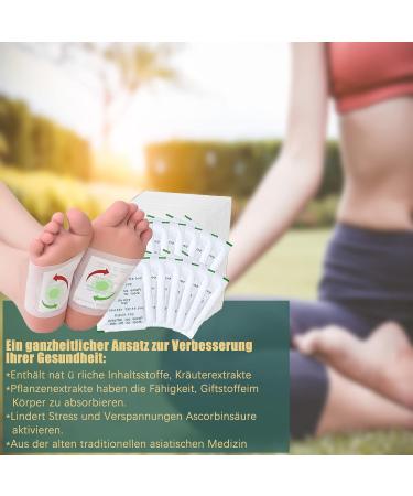 100 Natural Detox Foot Pads for Deep Sleep & Stress Relief - Original Detoxification Plaster & Cleansing Bamboo Foot Treatment - Buy Online on GoSupps.com