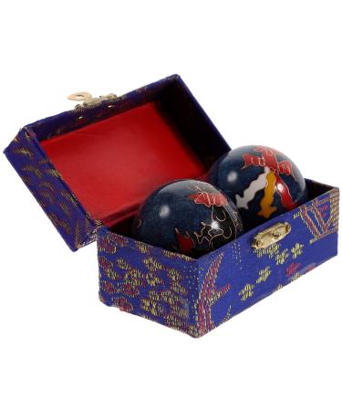 Coheali Asian meditation balls health balls Hand exercise massage rolls chinese balls Chinese handballs baoding ball chinese exercise the ball roles fitness cloisonne