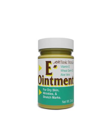 Basic Brands Vitamin E Ointment, 2 oz, Original Original 2 Ounce (Pack of 1)