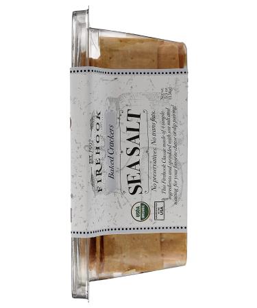 Firehook Organic Sea Salt Baked Crackers - 5.5 Ounce (Pack of 1) - Buy Online on GoSupps.com