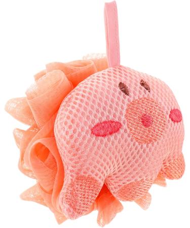 FOMIYES 2pcs Cartoon Bath Ball Pouf - Cute Kids Body Loofahs & Wall-Stick Scrubbers for Bath & Shower - Portable Baby Cleaning Supplies - Buy Online on GoSupps.com
