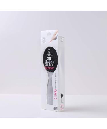 F3 Systems Self-Standing Emery Foot File: Double-Sided Pedicure Tool for Cracked Heels - Wet & Dry Feet Care - Hygienic Exfoliating Callus Remover & Foot Scrubber - Buy Online on GoSupps.com