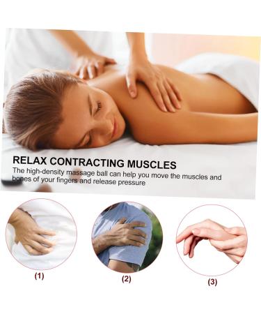 CLISPEED 2 STK Massage Globe Roller | Deep Tissue Massage Ball for Yoga & Fitness | Versatile Exercise Equipment - Buy Online on GoSupps.com