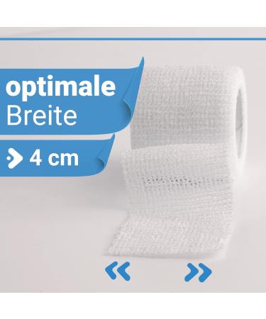 8x Self-Adhesive Toe Bandage 4cm | Elastic Cohesive Rinki Quick Bandage for Feet | Fix and Connect - Buy Online on GoSupps.com