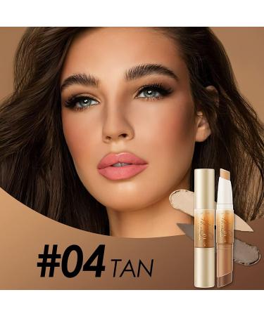 Anglicolor Double Tip Contour Pen Face Makeup Pen Water Resistant Eye Shadow Highlighter Contour Pen Makeup Correction Pen 04TAN - Buy Online on GoSupps.com