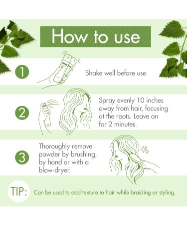 Klorane Dry Shampoo with Nettle 3.2 oz - Regulates Oil Production - Paraben & Sulfate-Free - Buy Online on GoSupps.com