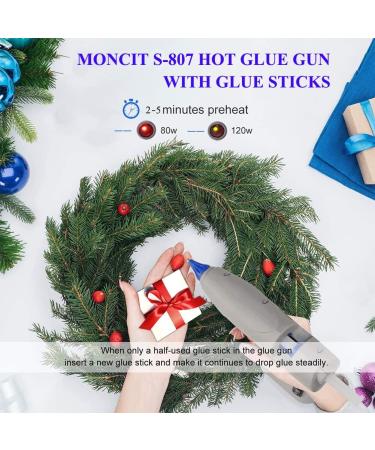 MONVICT Hot Glue Sticks 50 Pack - 1.54 lb Full-Size Clear Glue Gun Sticks for DIY Arts & Crafts - 6 Long, 0.43 Diameter - Hot Melt Sticks for Large Glue Guns - Buy Online on GoSupps.com
