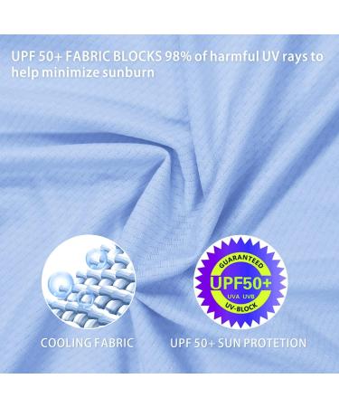 Qualidyne Men's UPF 50+ UV Full Zip Sun Protection Hoodie Jacket - Blue, Small - Buy Online on GoSupps.com