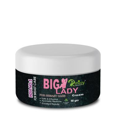 Riffway Big Lady Organic Cream For Uplifts Chest Growth BalancesBody Size (50GM)