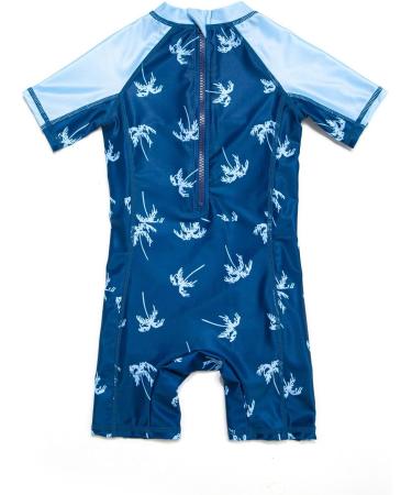 BONVERANO Baby Boy All-in-one Sunsuit/Swimsuit | UPF 50+ Sun Protection | Coconut Tree Design | 12-18 Months - Buy Online on GoSupps.com