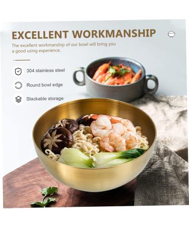 Alipis 3pcs Stainless Steel Salad Bowl Mixing Bowls Korea Style Bowls Kitchen Accessory Child Moss Autumn - Buy Online on GoSupps.com