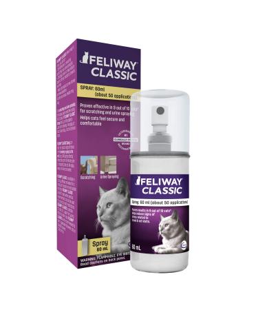 FELIWAY Classic Calming Spray 2 Fl Oz (Pack of 1)