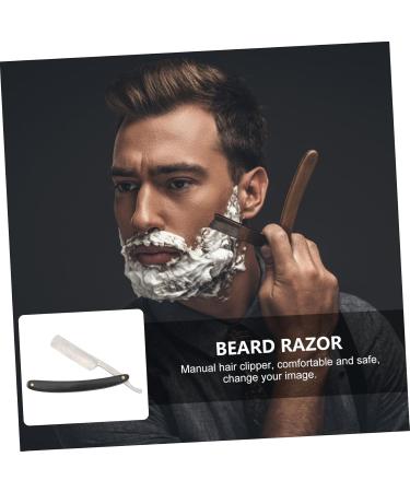 Shop Minkissy Men's Razor - Rustproof Steel Wooden Handle Precision Hairdresser Tool for Perfect Grooming - Buy Online on GoSupps.com