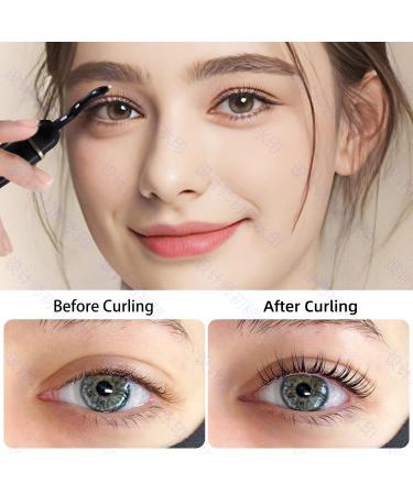 ZAPAL Heated Eyelash Curler | Rechargeable Electric Lash Curler for Quick & Long-Lasting Natural Makeup - Black - Buy Online on GoSupps.com