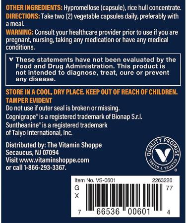 Neuro Brain Health to Support Memory Focus & Cognitive Support a" Caffeine-Free (90 Vegetable Capsules) - Buy Online on GoSupps.com