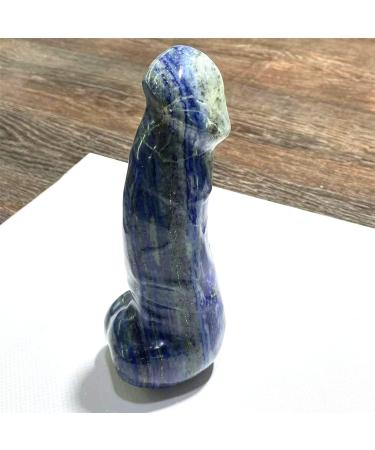 20cm Authentic Lapis Lazuli Crystal Handicraft Gift for Women - Natural Quartz Carved Figure Toy - Buy Online on GoSupps.com