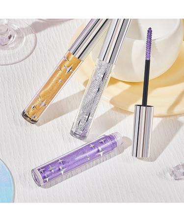  Qfdiwr 3-Color Glitter Mascara Liquid Glitter Mascara Glitter Mascara Glitter Mascara Silver Glitter Mascara Long-Lasting Mascara for Floor Parties - Buy Online on GoSupps.com
