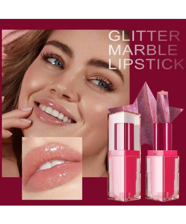 Shimmering lipstick for women glitter lipstick - Makeup Lipstick | Long-lasting moisturizing glitter lip balm long-lasting lipstick highly pigmented for women - Buy Online on GoSupps.com