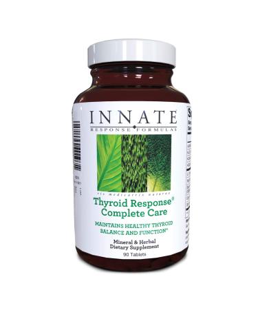 INNATE Response Formulas, Thyroid Response Complete Care, Mineral and Herbal Supplement, Vegetarian, 90 tablets (45 Servings)