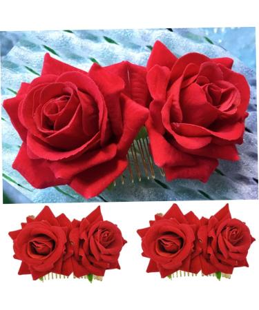 FRCOLOR goody hair clips for women hair jewels for women hair claw clips for women barrettes for women hair accessory for women women's hair clips rose hair clip Hair - Buy Online on GoSupps.com