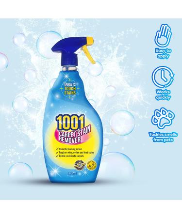 1001 Pet Stain and Odour Remover Tough On Stubborn Stains Gentle On Rugs Upholstery and Carpets Pack of 6 500 ml - Buy Online on GoSupps.com