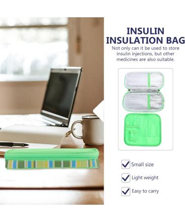 COHEALI Insulin Cooler Bag - Travel Toiletries Organizer for Diabetic Supplies - Green - Buy Online on GoSupps.com