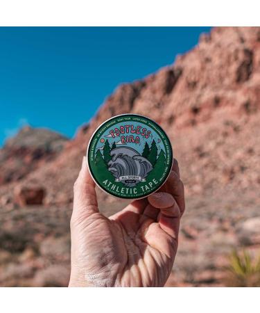 White Athletic Sports Tape - Strong Easy Tear No Sticky Residue | Best for Athletes & Trainers Perfect for Climbers - Buy Online on GoSupps.com