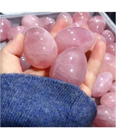 Shop Natural Pink Crystal Quartz Beauty Egg - Moisturizing Powder Facial Lifting & Jade Home Goods - 3cm - Buy Online on GoSupps.com