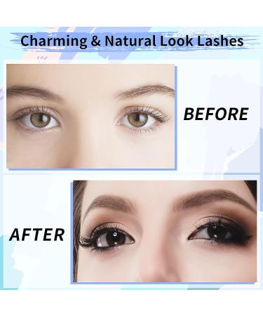 10 Pairs Magnetic Eyelashes Kit - Reusable, Natural Look, Lightweight False Eyelashes with Eyeliner & Tweezers - Easy to Wear, Long Lasting - No Glue Needed - Buy Online on GoSupps.com