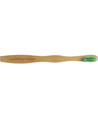 WooBamboo Kids Soft Striped Toothbrushes 2-Pack - Buy Online on GoSupps.com