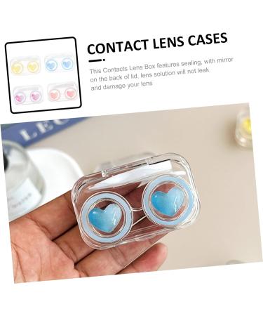 Solustre 12-Pack Contact Lens Containers & Makeup Mirror Case - Travel Size Accessories for Lenses - Buy Online on GoSupps.com
