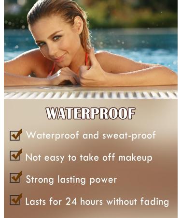 Waterproof Eyebrow Gel Set - Thickening Tinted & Clear Brow Glue | Long-Lasting Transfer-Proof Makeup for Women - Taupe - Buy Online on GoSupps.com