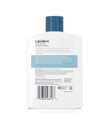 Lubriderm Daily Moisture Hydrating Body and Hand Lotion To Help Moisturize Dry Skin with Pro-Vitamin B5 For Healthy-Looking Skin Non-Greasy 6 fl. oz 6 Fl Oz (Pack of 6) Normal to Dry Skin - Buy Online on GoSupps.com