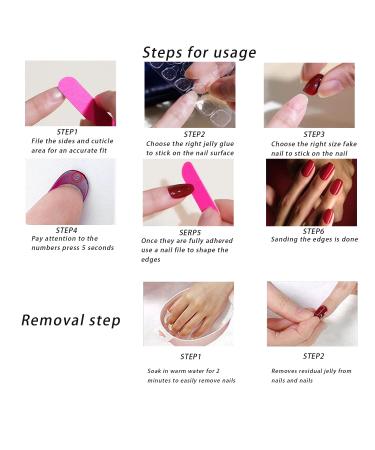 Extra Long Black French Tip Stiletto Press-On Nails | Glitter Wavy Lines | Reusable Acrylic Fake Nails for DIY Manicure - Buy Online on GoSupps.com