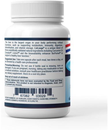 AFI Liver Support Livlonga | Fatty Liver Cleanse Supplement | Turmeric Curcumin | Garcinia Indica | BioPerine for Absorption | Promotes Morning Recovery | for Women and Men| 60 Veg caps - Buy Online on GoSupps.com