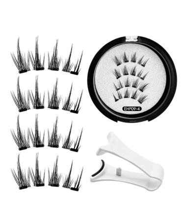 False Eyelashes Magnetic Natural Lashes Kit With Applicator | Easy To Wear And Remove Fake Eyelashes For Daily Makeup