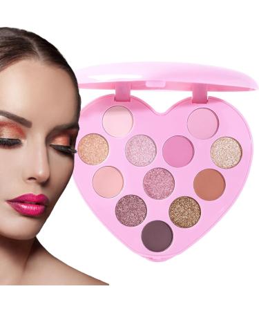 Eyeshadow Makeup Pallet - Matte Makeup Pallet - Highly Pigmented Matte Shimmer Eyeshadow Pallets Natural Colors Make Up Eye Shadows for Women Girls Frifer 01