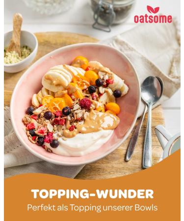 Oatsome 4 Set Easy Peanut Spread | Vegan 100% Natural No Palm Oil No Refined Sugar | Crunchy Nut Butter for Breakfast | Buy Now! - Buy Online on GoSupps.com