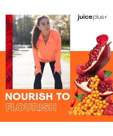 Juice Plus+ Omega Blend - Vegan, Fish-Less, No Aftertaste - Omega 3, 5, 6, 7 & 9 Fatty Acids from Algae & Seeds - DHA, ALA & EPA for Brain & Vision - 1 Bottle (60 Servings) - Buy Online on GoSupps.com